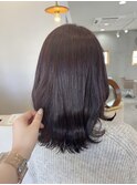 ブリーチなしでできる艶感暖色カラー