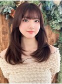 【La fith】内巻きセミロング×顔周りレイヤー
