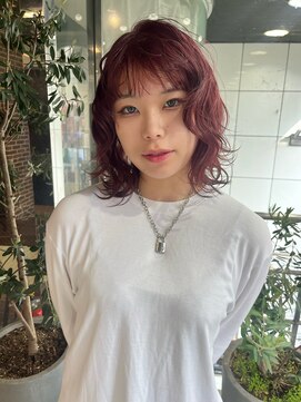 ヘアーアンドメイク ビス(HAIR&MAKE bis) ブリーチ１回/ピンク×ラベンダー【多田華歌】