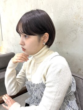 ロンドフルール 大宮東口(Lond fleur) イメチェン外ハネボブ美髪ワイドバングレイヤーショート/大宮
