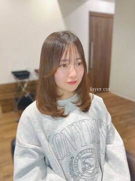 ハピネス クローバー 八木店(Happiness CLOVER) 顔周りレイヤーカット