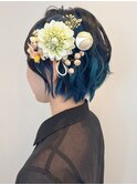 成人式前撮りヘアセット