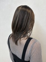 シーン(SCENE) ハイライト/グレージュ/髪質改善/レイヤーカット