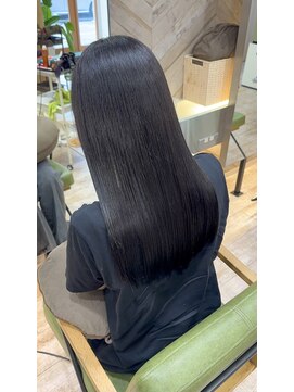ジプソ(Gypso Hair salon) 美髪ストレート×ブラック