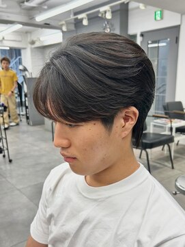オーバルバイアピッシュ(OVARL by apish) 曲がる縮毛矯正/フェザーパーマ/メンズカット/メンズパーマ/原宿