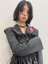 トップヘアーヒルズ 安城(TOP HAIR HILLS)&nbsp;モードな束感ボブ × フェイスレイヤー