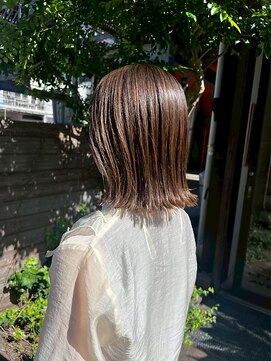 【ビフォーアフター】ミディアムボブ/レイヤーカット/外ハネ