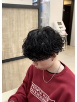 メンズギフト(men's GIFT)&nbsp;刈り上げツーブロック波巻きパーマメンズパーマ