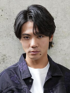 ログ(LOG) 大人センターパート フェザーパーマ メンズ 高松