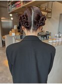 ツインアレンジ/シニヨン/カチモリヘア/ヘアセット/ヘアアレンジ