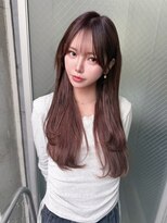 シックス バイ インク 渋谷(SIX by INK.)&nbsp;ダークブルー/デジタルパーマ/ワンホンレイヤー[渋谷]