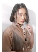 エレガントボブ_大人ガーリーチョコレートモードヘア
