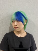 カラ 京都河原町(Kala)&nbsp;ハイライトバレイヤージュダブルカラーケアブリーチ20代30代