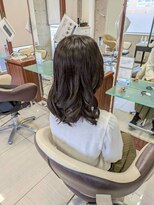 プログレス つくば店(PROGRESS by ヂェムクローバーヘアー)&nbsp;暗髪でも透明感♪ブルーブラック×艶カラー