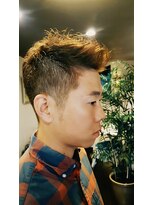 プーパヘアー メンズデザインファクトリー(pupa hair MEN'S DESIGN FACTORY) お手入れ簡単シンプルモヒ