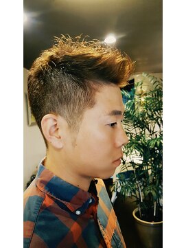 プーパヘアー メンズデザインファクトリー(pupa hair MEN'S DESIGN FACTORY) お手入れ簡単シンプルモヒ