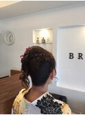 夏祭りヘアセット