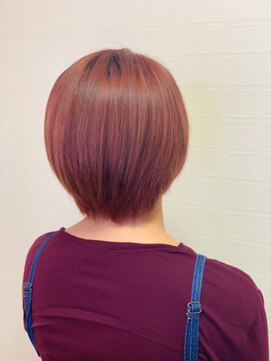 ディスオモテサンドウ 表参道(This OMOTESANDO) オーダー率No1★話題のTINTBARを使ったオレンジティーカラー!