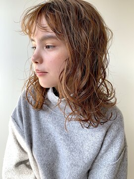 ミラバイグリーン(Mira by green) apricot　ash　×　ｃｒｅａｍ　ｐｅｒｍ　＃2