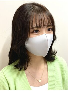 ヘーゼル 博多(HAZEL.) KOBA/鎖骨ボブ×韓国風前髪