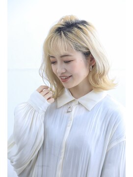 ブリング バイ スノードロップ 吉祥寺(BRING by Snowdrop) 前髪/マチルダボブ/ピンクベージュ/インナーグレージュ/吉祥寺