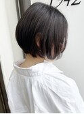 《knit銀座》大人可愛い20代30代40代ショートボブ丸み前下がり