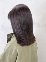 アイティーバイアルバム 下北沢店(IT by ALBUM)&nbsp;モカアッシュ_外ハネボブセクションカラー_ba380731