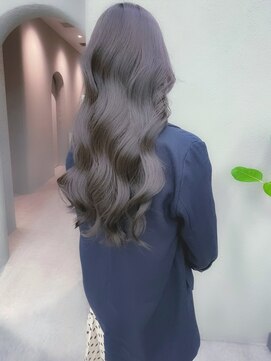 ケーツー エム 京都ラクエ(k-two emu) ブリーチなしカラー*寒色カラー*ブルーベリーカラー*髪質改善