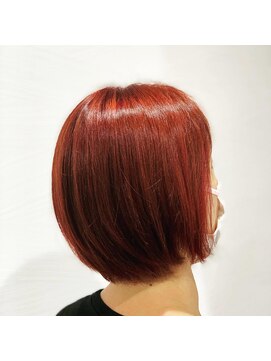 アフロディアンブランシュ(AphrodiaN branche) 20代30代40代 チェリーレッドカラー/秋カラー[ハイトーンカラー]