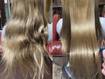 ドールヘアー(Doll hair)の写真/【酸性ストレート】カラーなどのダメージはもちろんブリーチ毛もご相談下さい◎『南式酸性ストレート』