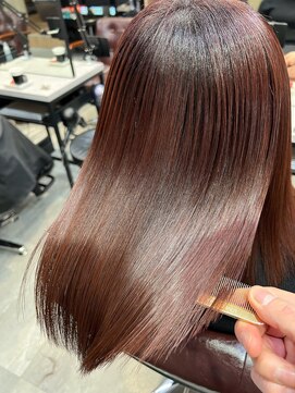 アディクト 東陽町西口(addict) 髪質改善で大人上品なツヤ髪に_ビターブラウン_ロング［東陽町］