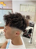 スキンフェードツイストパーマ