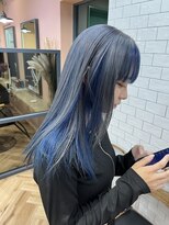 ループウエスト(LOOP WEST)&nbsp;グレー×インナーブルー