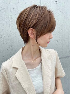 ロンドソレイユ 池袋(Lond soleil) ショート/前髪/レイヤーカット/グレーベージュ/髪質改善[池袋]