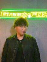 グリーディーフォックス 代々木(Greedy FOX)&nbsp;波巻き/ハイライト/マッシュパーマ/ウルフ[シェービング]