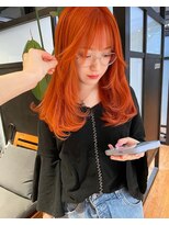 ジービー(gb)&nbsp;オレンジhair × レイヤーcut