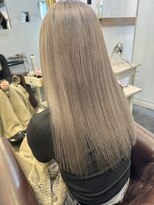 トロニー(TLONY)&nbsp;ホワイトグレージュ　ダブルカラー　stylist/miaki