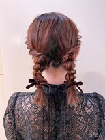 ヘアメイク ジェイエム&nbsp;ツイン三つ編み