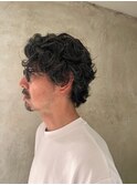 メンズ/波巻きパーマ