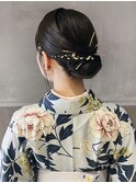 【macana指名】シニヨン タイトヘア まとめ髪 卒業式ヘア 登戸