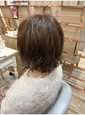 ミニボブ×パーマ【柳澤優名】