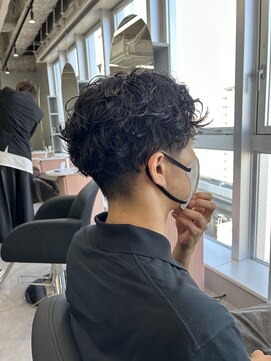 ジエクト アイロ 江坂駅前店(The Ect ilo) メンズパーマ　2ブロックスタイル