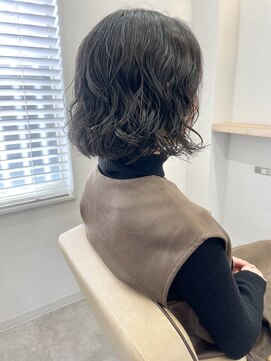 メデル(mederu) コテ巻き風パーマボブスタイルパーマ女子デジタルパーマ