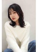 大人かわいいショコラアッシュハイレイヤーセミロング20代人気