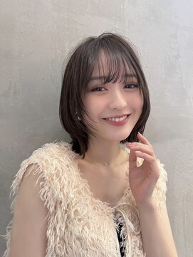 ロンドフルール 大宮東口(Lond fleur) ミニウルフレイヤーカット顔周り前髪韓国ショートボブ/大宮