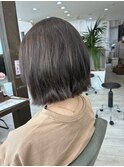大人のアッシュボブ