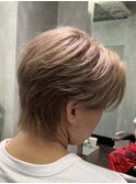 センターパート ハイトーン