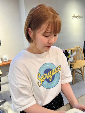 ナンバー 六本松(Number) 【ミルクティーベージュ/ミニボブ】Number kyoka