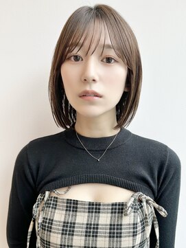 ウィクシー(wixy) ボブ/シースルーバング/チョコレートブラウン