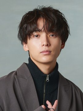 エルマーク 堺東(L-MARK) 波巻きパーマ/スパイラルパーマ/メンズ/学割U24/センターパート